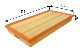 MA3498 CLEAN FILTERS Воздушный фильтр (фото 1)