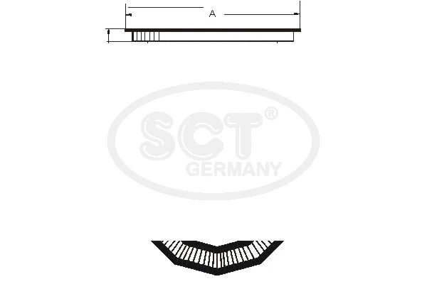 SB 078 SCT GERMANY Воздушный фильтр (фото 1)