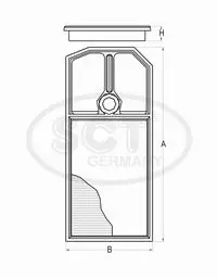 SB 2281 SCT GERMANY Воздушный фильтр (фото 1)