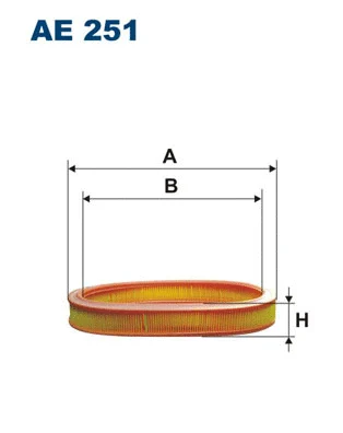 AE251 FILTRON Воздушный фильтр (фото 1)