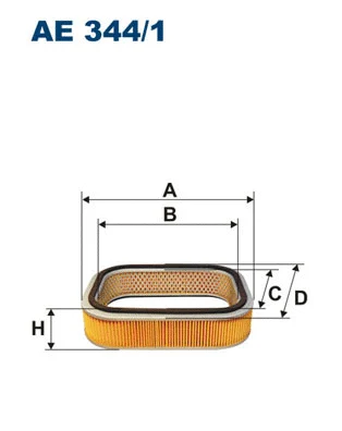 AE344/1 FILTRON Воздушный фильтр (фото 1)