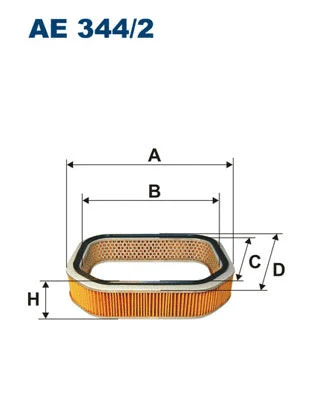 AE344/2 FILTRON Воздушный фильтр (фото 1)