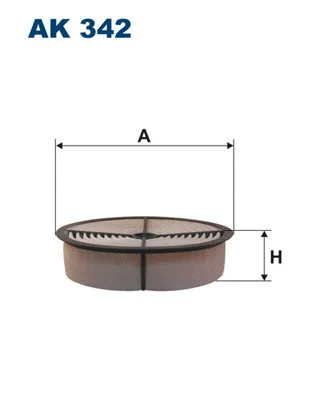 AK342 FILTRON Воздушный фильтр (фото 1)