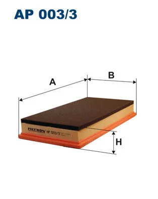 AP003/3 FILTRON Воздушный фильтр (фото 1)