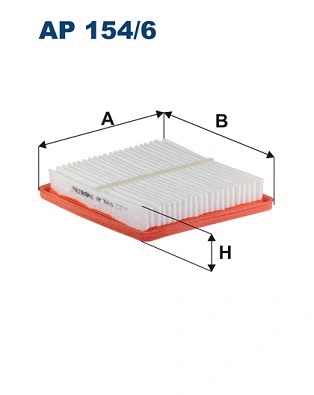 AP 154/6 FILTRON Воздушный фильтр (фото 1)