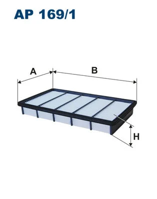 AP169/1 FILTRON Воздушный фильтр (фото 1)