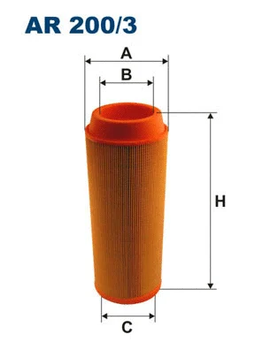 AR200/3 FILTRON Воздушный фильтр (фото 1)