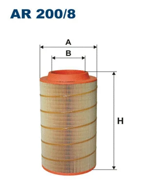 AR200/8 FILTRON Воздушный фильтр (фото 1)