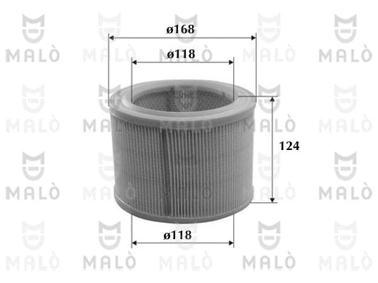 1500136 MALO Воздушный фильтр (фото 1)