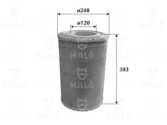 1500203 MALO Воздушный фильтр (фото 1)