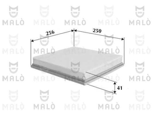 1500555 MALO Воздушный фильтр (фото 1)