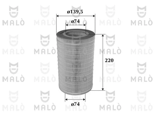 1500606 MALO Воздушный фильтр (фото 1)
