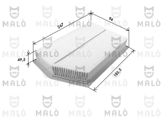 1500623 MALO Воздушный фильтр (фото 1)