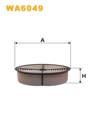 WA6049 WIX Воздушный фильтр (фото 1)