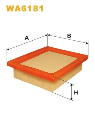 WA6181 WIX Воздушный фильтр (фото 1)