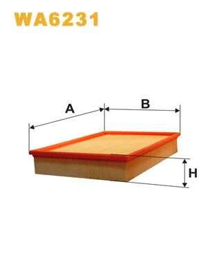 WA6231 WIX Воздушный фильтр (фото 1)