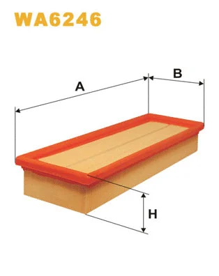 WA6246 WIX Воздушный фильтр (фото 1)