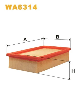 WA6314 WIX Воздушный фильтр (фото 1)