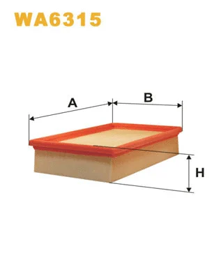WA6315 WIX Воздушный фильтр (фото 1)