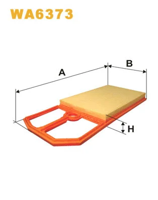 WA6373 WIX Воздушный фильтр (фото 1)