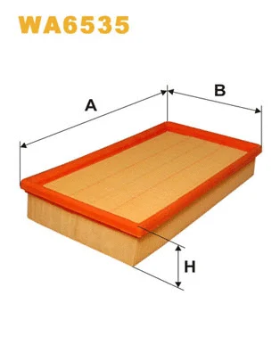 WA6535 WIX Воздушный фильтр (фото 1)