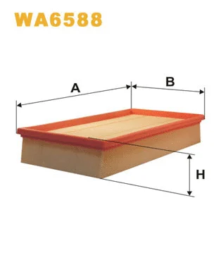WA6588 WIX Воздушный фильтр (фото 1)
