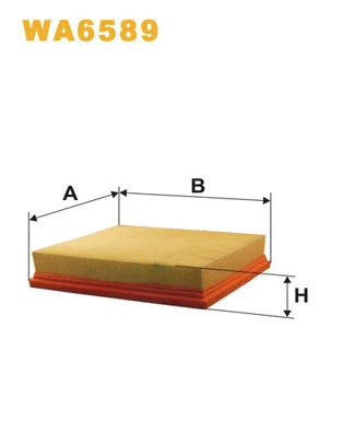 WA6589 WIX Воздушный фильтр (фото 1)