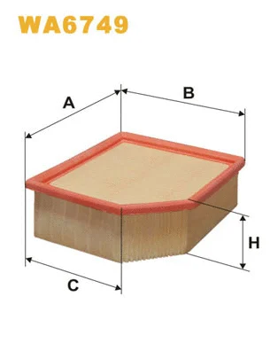 WA6749 WIX Воздушный фильтр (фото 1)