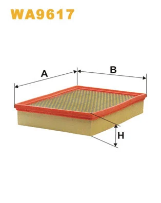 WA9617 WIX Воздушный фильтр (фото 1)