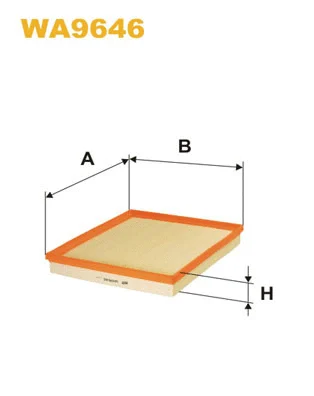 WA9646 WIX Воздушный фильтр (фото 1)