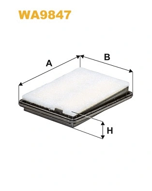 WA9847 WIX Воздушный фильтр (фото 1)