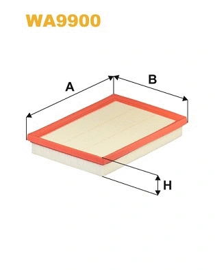 WA9900 WIX Воздушный фильтр (фото 1)