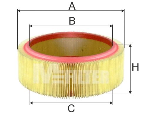A 580 MFILTER Воздушный фильтр (фото 1)