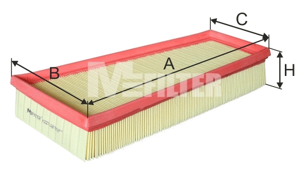 K 227 MFILTER Воздушный фильтр (фото 1)