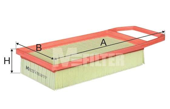 K 755 MFILTER Воздушный фильтр (фото 1)
