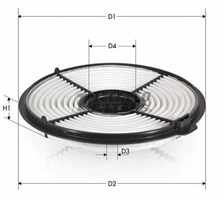 AR109J TECNECO FILTERS Воздушный фильтр (фото 1)