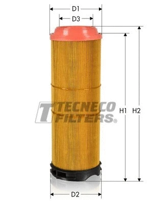 AR12178 TECNECO FILTERS Воздушный фильтр (фото 1)