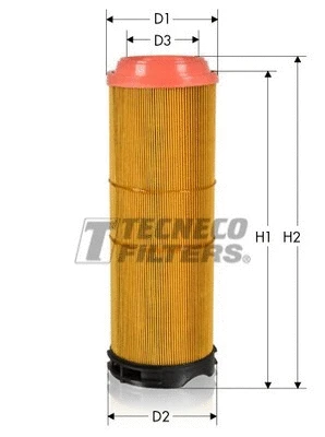 AR12178/1 TECNECO FILTERS Воздушный фильтр (фото 1)