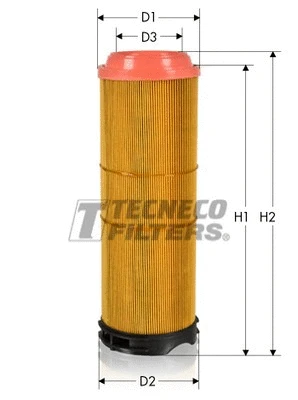 AR12178/2 TECNECO FILTERS Воздушный фильтр (фото 1)