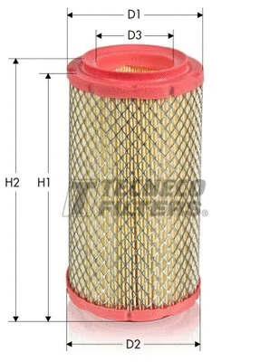 AR122 TECNECO FILTERS Воздушный фильтр (фото 1)