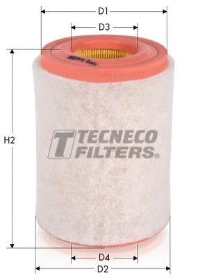 AR128XF TECNECO FILTERS Воздушный фильтр (фото 1)