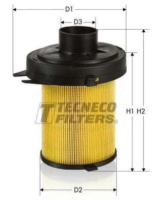 AR157 TECNECO FILTERS Воздушный фильтр (фото 1)