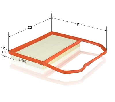 AR1656PM TECNECO FILTERS Воздушный фильтр (фото 1)