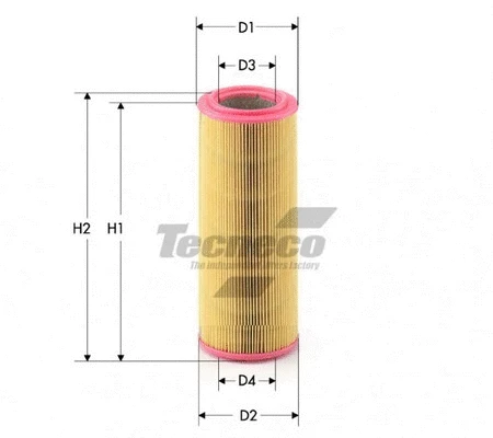 AR2134 TECNECO FILTERS Воздушный фильтр (фото 1)