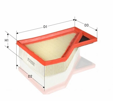 AR2245PM TECNECO FILTERS Воздушный фильтр (фото 1)