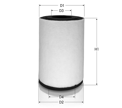 AR2272S TECNECO FILTERS Воздушный фильтр (фото 1)