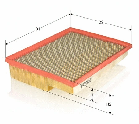 AR276PM TECNECO FILTERS Воздушный фильтр (фото 1)