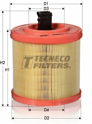 AR3015/14 TECNECO FILTERS Воздушный фильтр (фото 1)