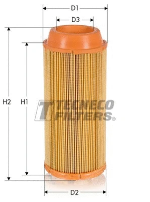 AR310T TECNECO FILTERS Воздушный фильтр (фото 1)