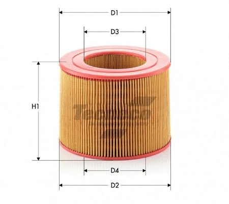 AR354 TECNECO FILTERS Воздушный фильтр (фото 1)